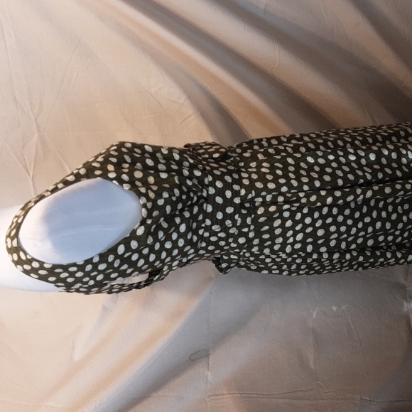 Karen Green Midi Dress w/Detailed Back SZ SM - Picture 3 of 5